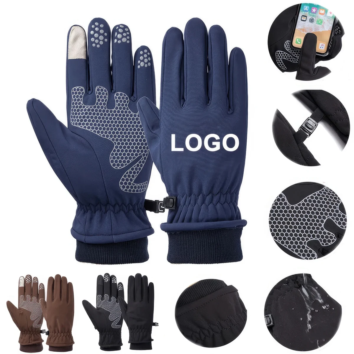 Winter Waterproof Windproof Warm Gloves 1