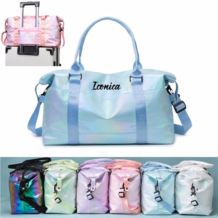 Multipurpose Travel Duffel Bag, Holographic Finish