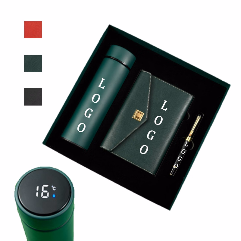 Tumbler And Notebook With Pen Gift Set