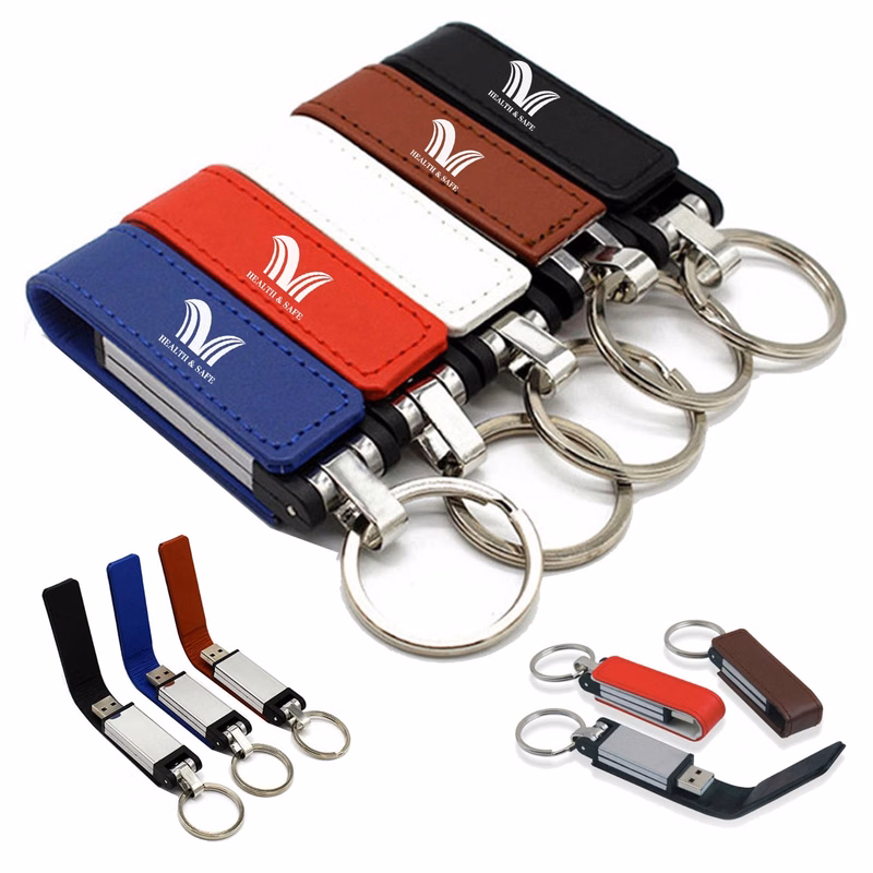 16GB PU Leather USB Flash Drive