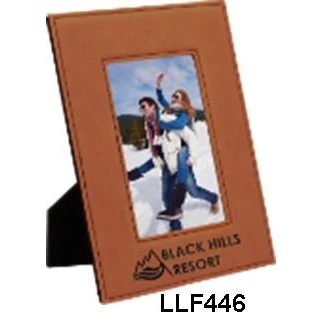 Custom Laser Engraved Rawhide Leatherette Picture Frame 1