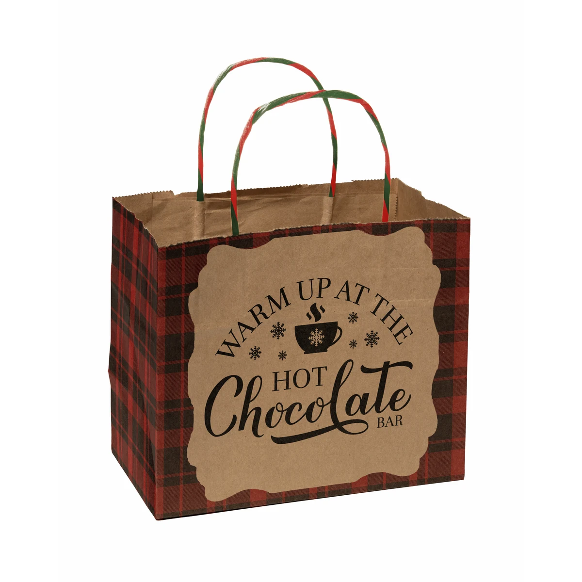 Full Color Holiday Handle Shopper (8.5" x 7.25" x 5") 1