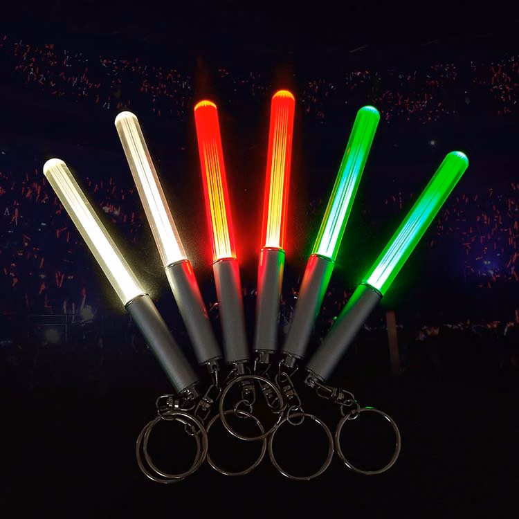 Acrylic LED Lightsaber Keychain