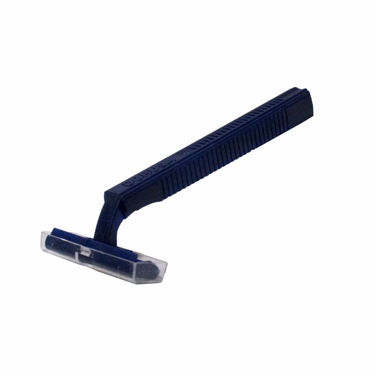 4" Navy Blue Twin Blade Razor