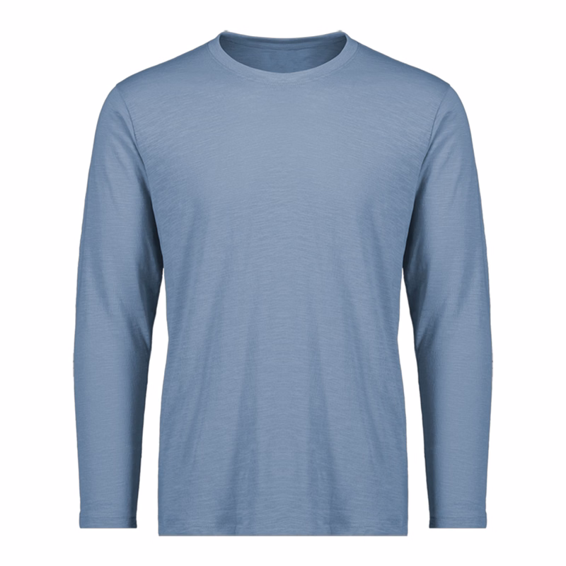 River Cotton-Poly Ringspun Slub Long Sleeve Tee