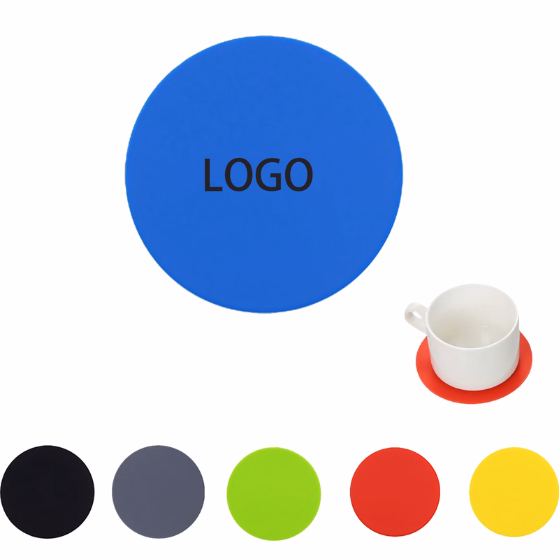Round Silicone Insulation Coaster