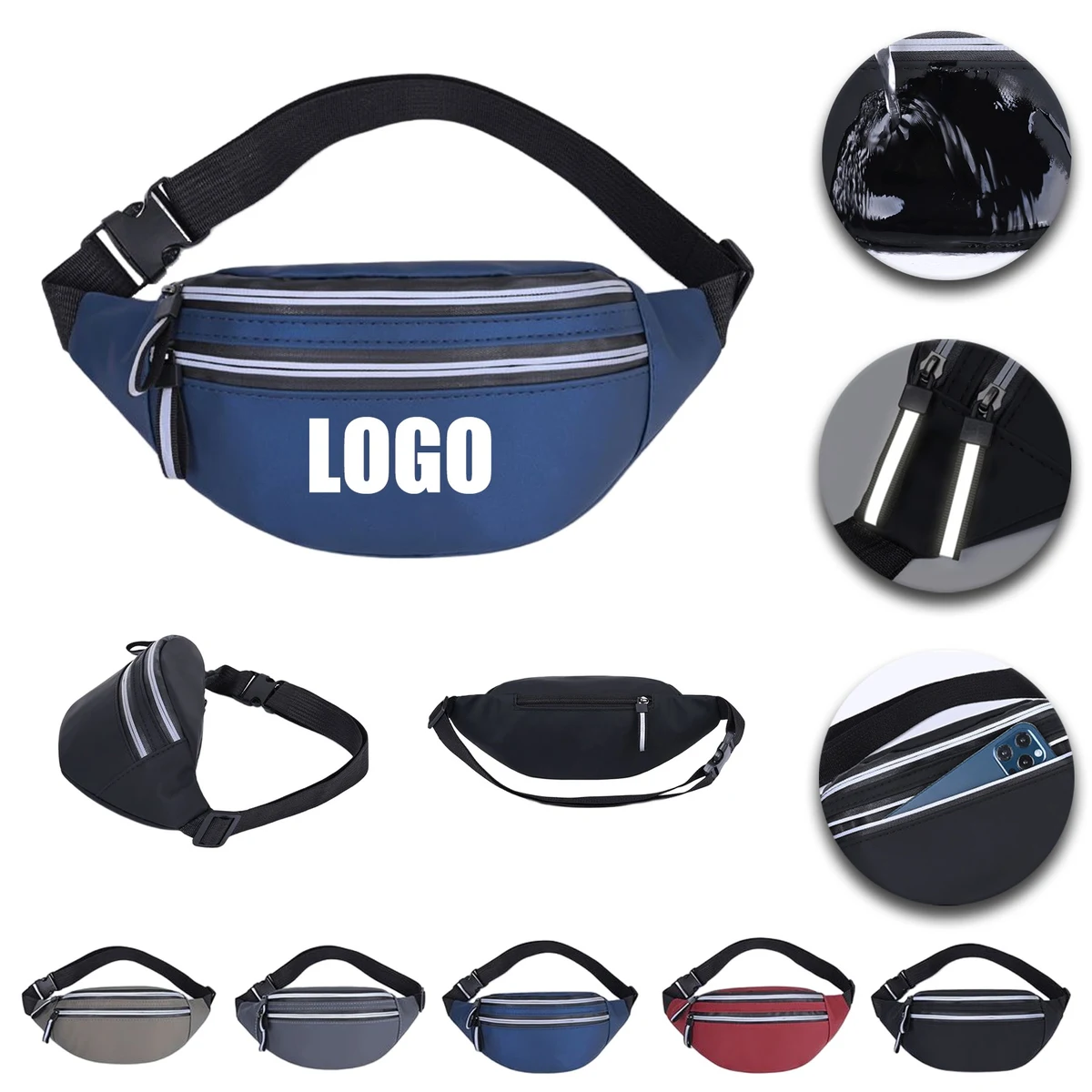 Oxford Reflective Waist Pack 1
