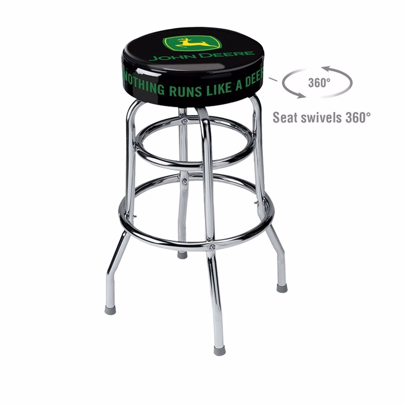 Double Ring Swivel Bar Stool