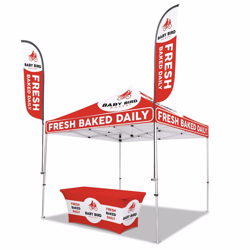 10ft x 10ft Custom Canopy Tent - Experience Basic Package