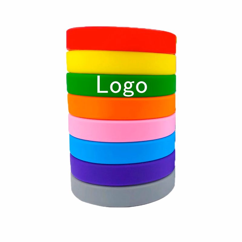 Solid Color Silicone Bracelet Adult Model