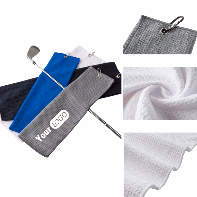16" x 20" Golf Towel With Grommet And Hook