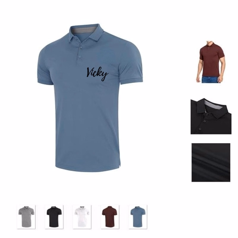 Men Dry Fit Golf Polo Shirts