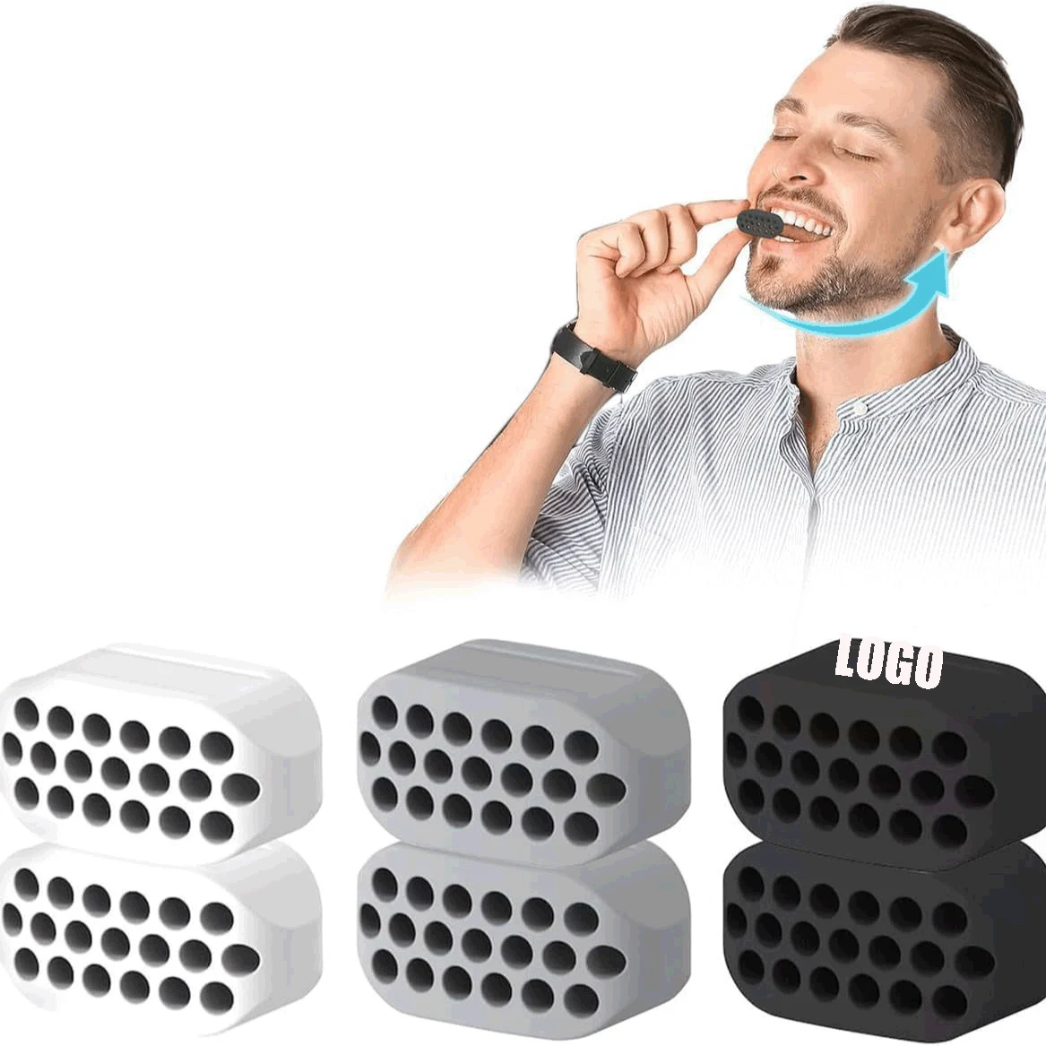 Jaw Exerciser / Silicone Jaw Trainer & Jawline Exerciser Shaper 1