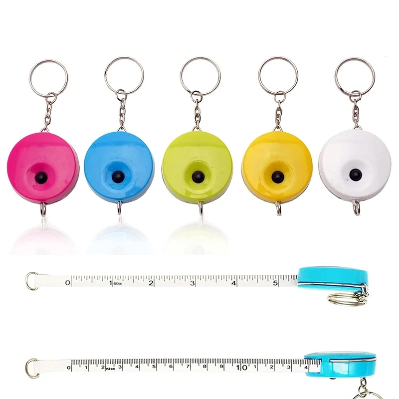 60 Inch Retractable Measuring Tape Keychanin 1