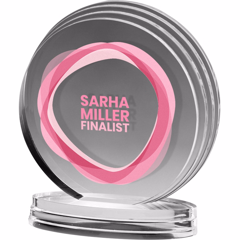 Small Circle Legend Award (5 1/4"x 5 3/4"x 3/4") Full Colour PhotoImage