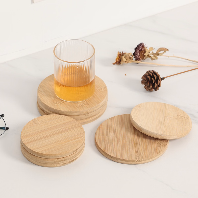 Round Bamboo Coaster