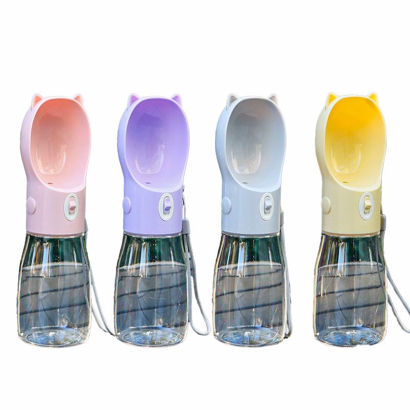 Leak-Proof 18oz Dog Water Bottle: Customizable Active Pets