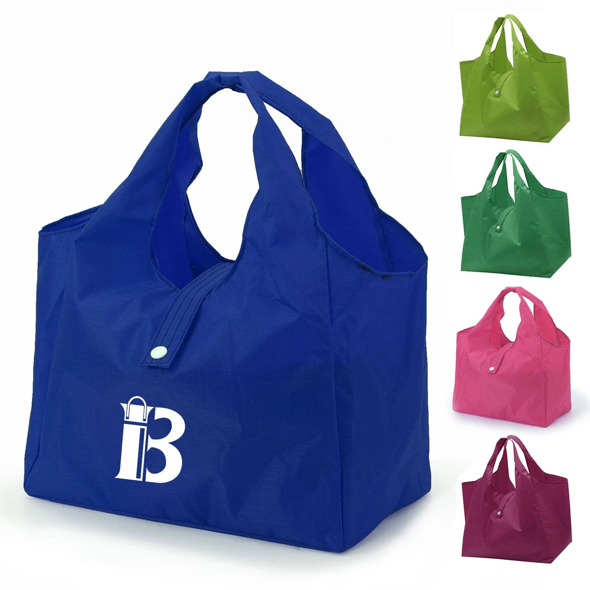 Large waterproof oxford cloth tote shopping bag, custom tote bag with logo imprint 1