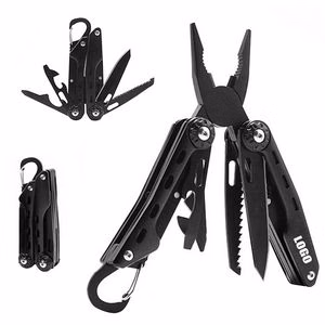 Versatile Stainless Steel Multi Tool With Carabiner Clip