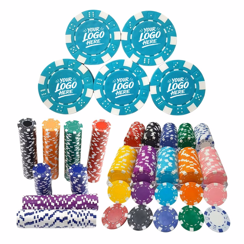 Premium 1.57-Inch ABS Poker Chips for Game Night Play