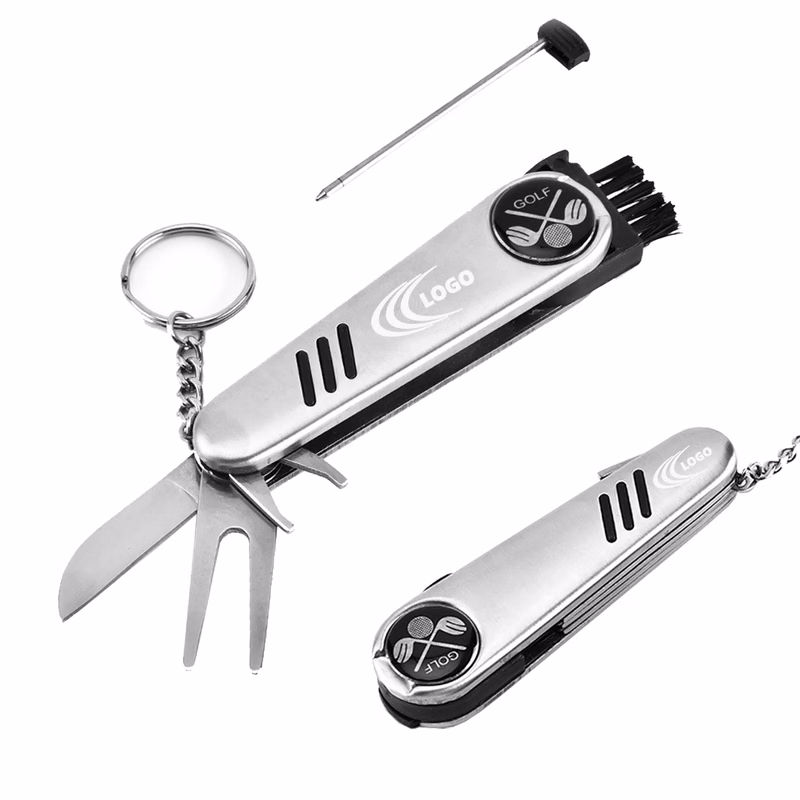 7-In-1 Stainless Steel Foldable Golf Tool