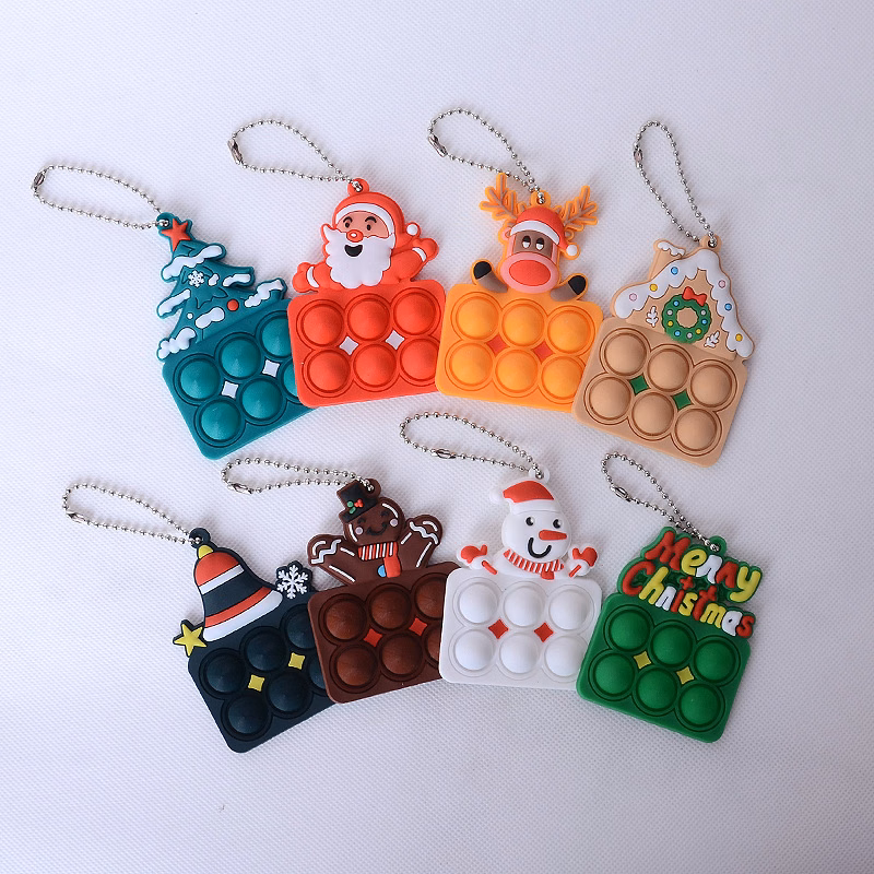 Soft 3D PVC Key Chain tourist souvenir Christmas gift