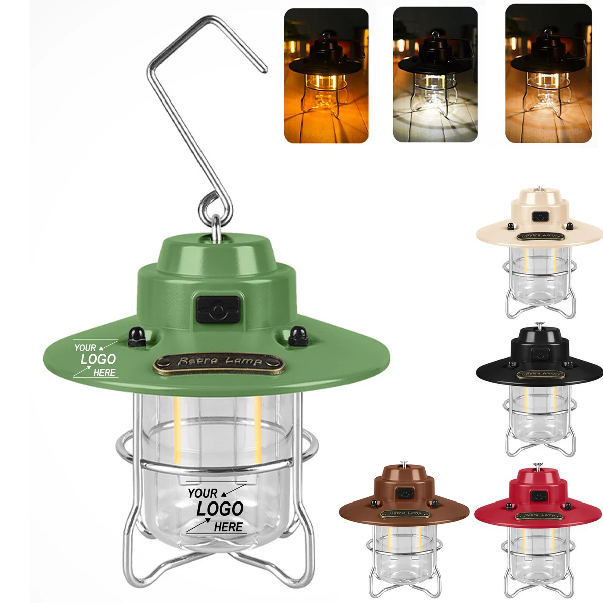 Portable Camping Emergency LED Lantern with USB Charging 1
