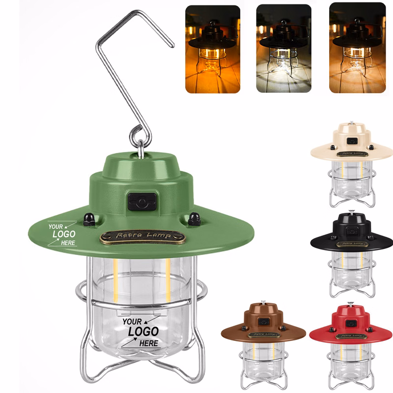 Portable Camping Emergency LED Lantern with USB Charging
