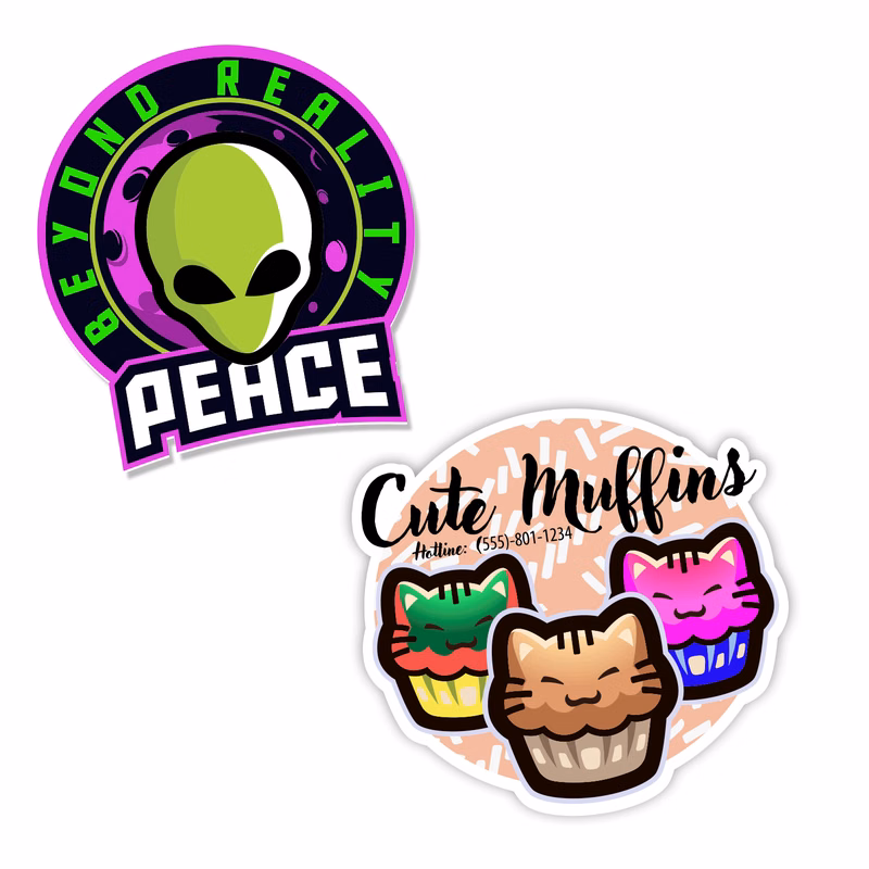 3" x 3" Die Cut Water-Resistant Sticker