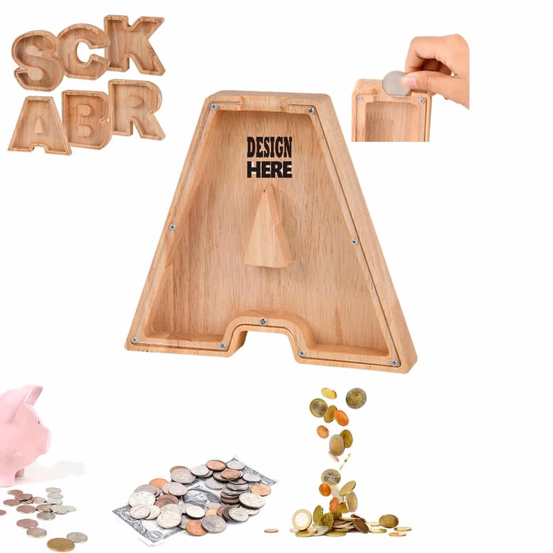 26 English letters Coin Bank
