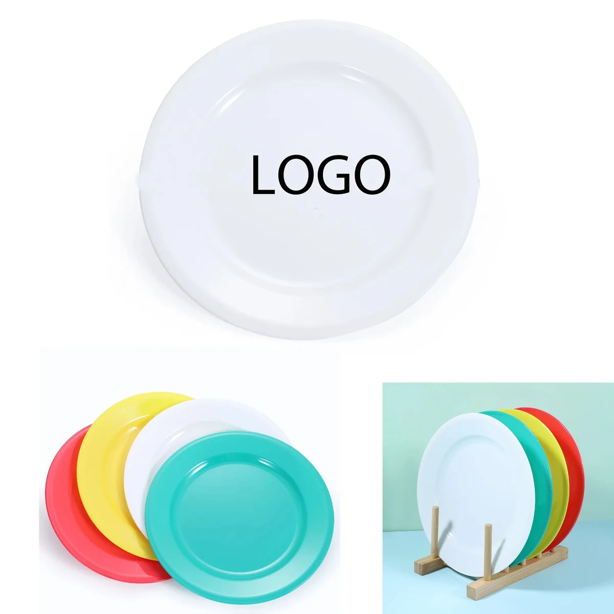Round Outdoor Plastic Picnic Plate 1