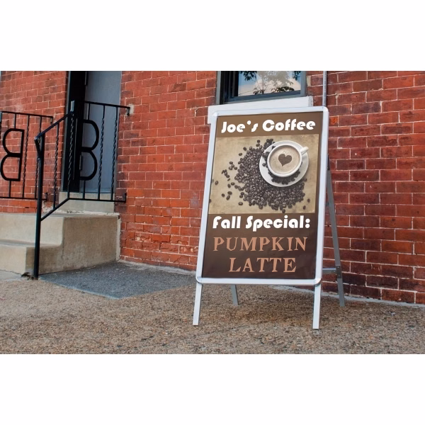 A-Frame Sign Single Sided Stand