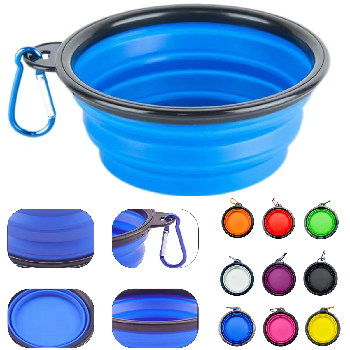 Folding Silicone Dog Bowl 1