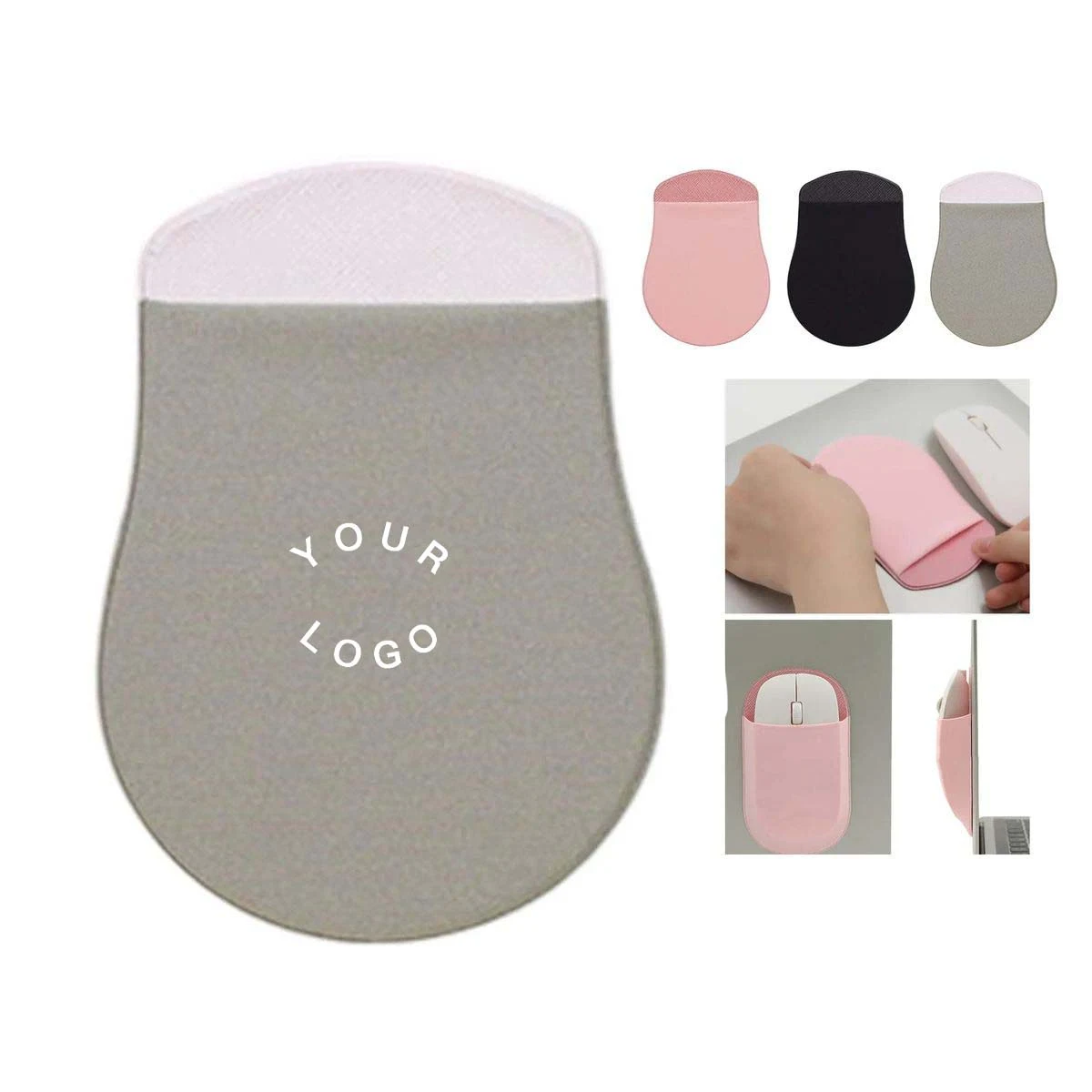 Portable Mouse Pouch with Adhesive Backing Design 1