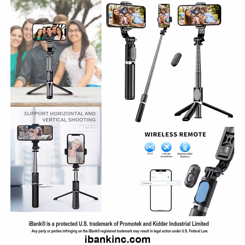 iBank ® Bluetooth Selfie Stick