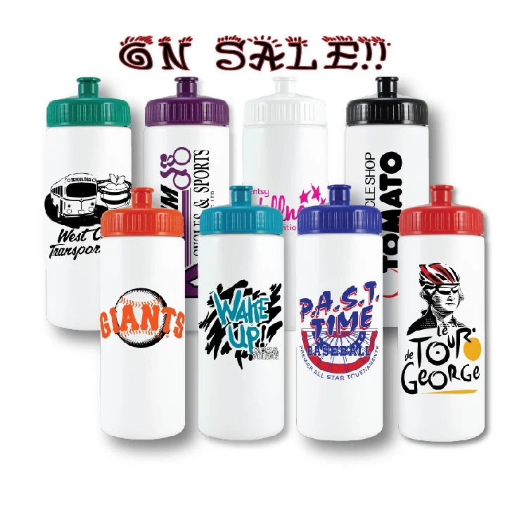 16 Oz. White Sports Bottle 1