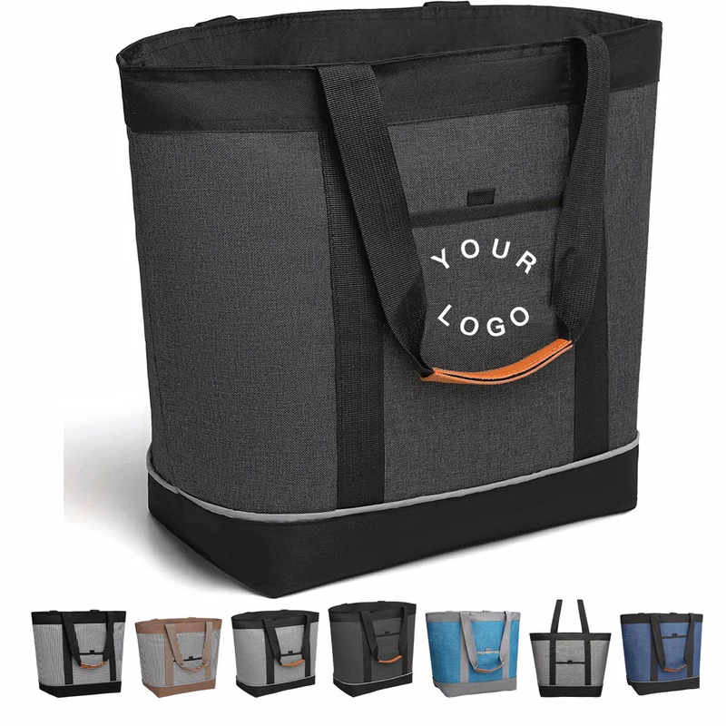 Oxford Cloth Cooler Tote For Food And Drinks