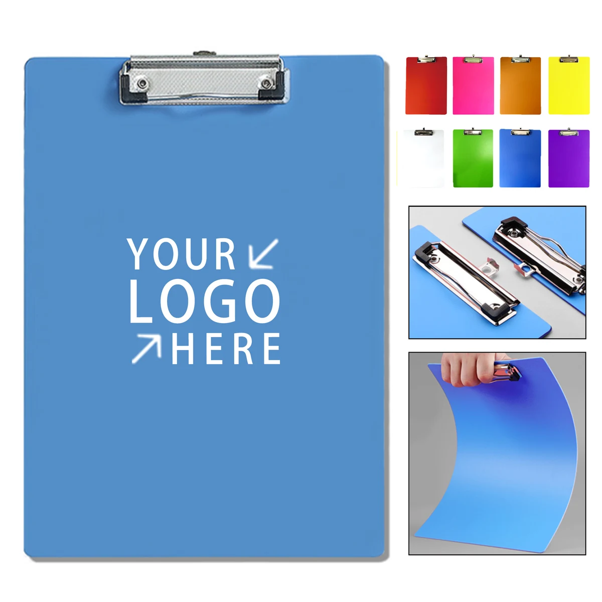 MOQ 50 A4 Plastic Clipboard With Metal Clip 1
