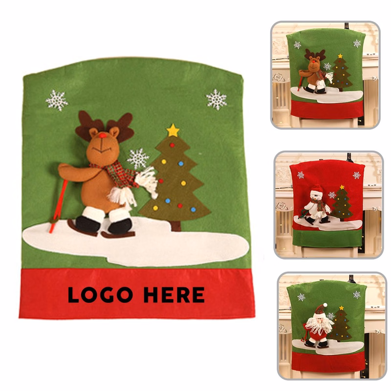 Removable Washable Stretch Christmas Chair Covers
