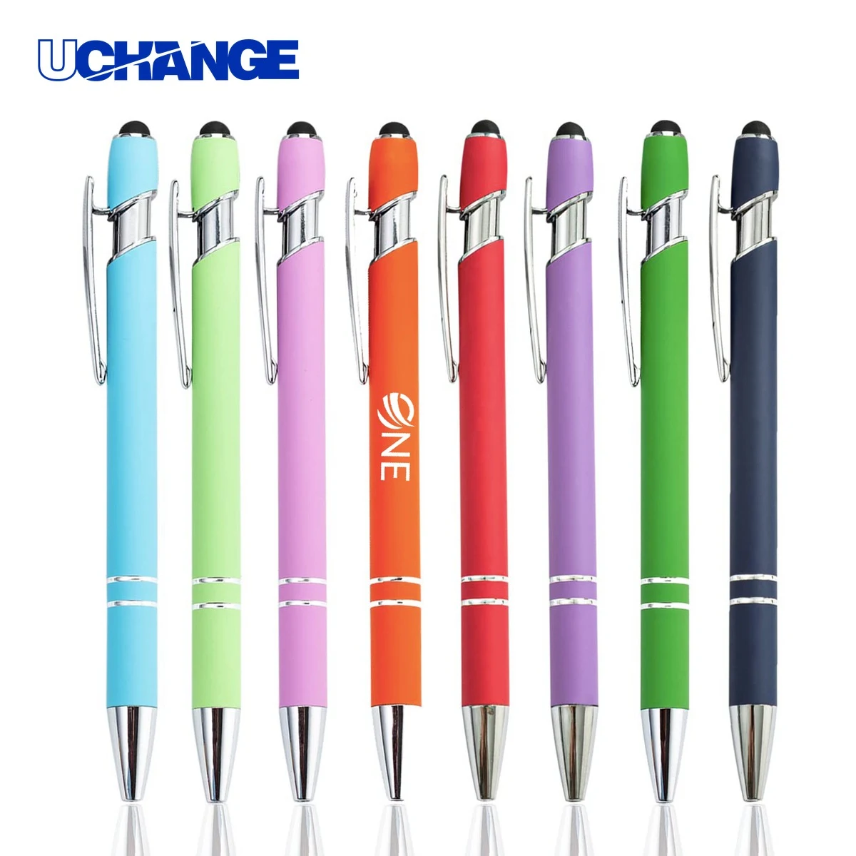 Touchable Mental Rubber Pen for Grip 1
