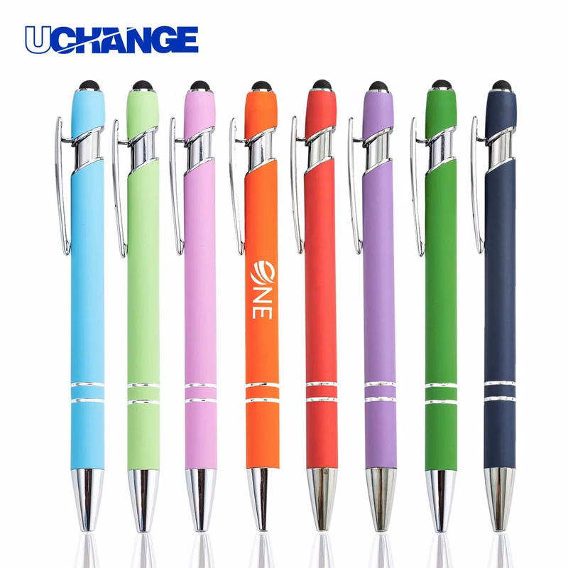 Touchable Mental Rubber Pen for Grip
