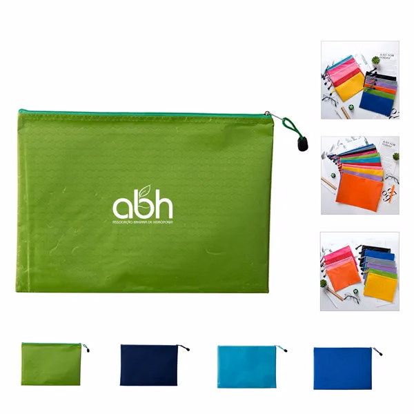 A5 Saves Effort Mesh Zipper Bags Storage Pockets