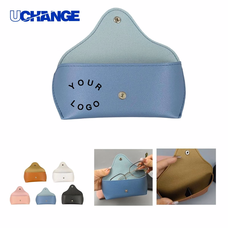 Leather Glasses Storage Box with Microfiber Lining