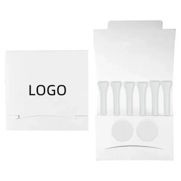 Golf Tees Matchbook Style 1