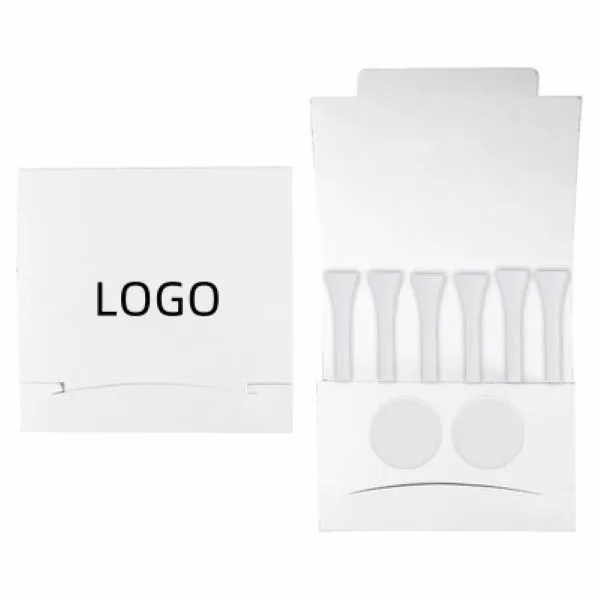 Golf Tees Matchbook Style