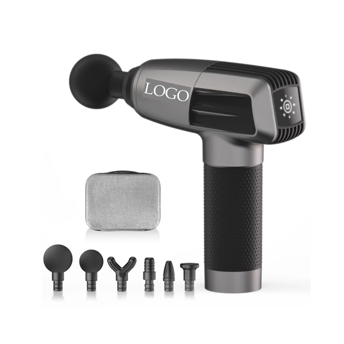 USB Massage Gun with 6 Attachments 1