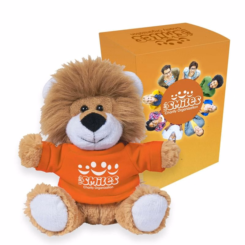Cuddly Lion in Box