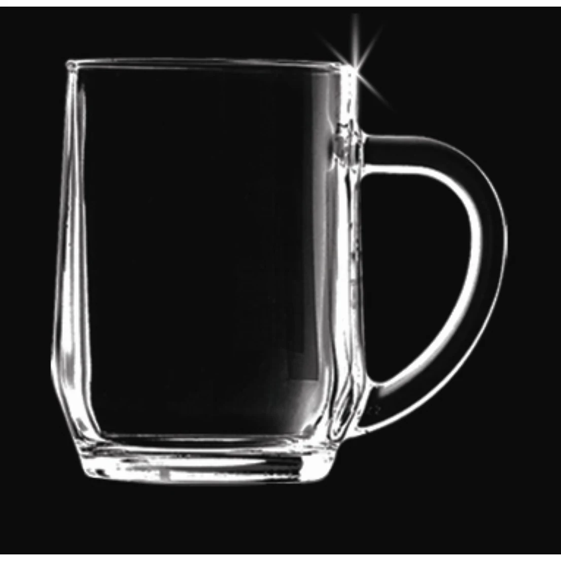 19 Oz. Glass Beer Mug 1