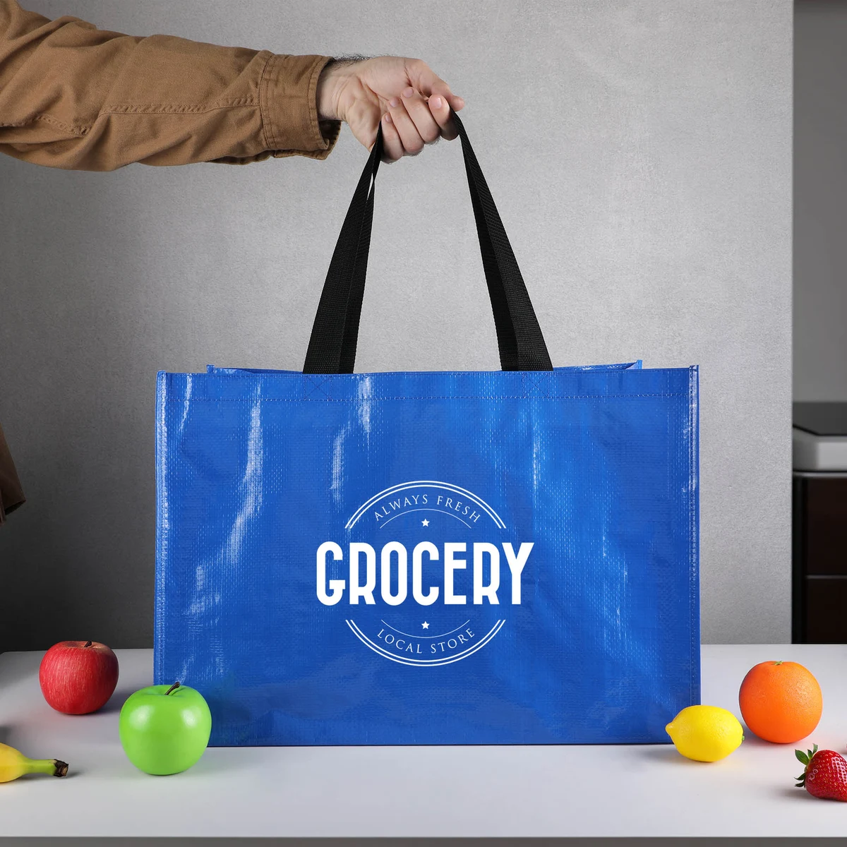 Epic Oversized Laminated Shopping Tote 1