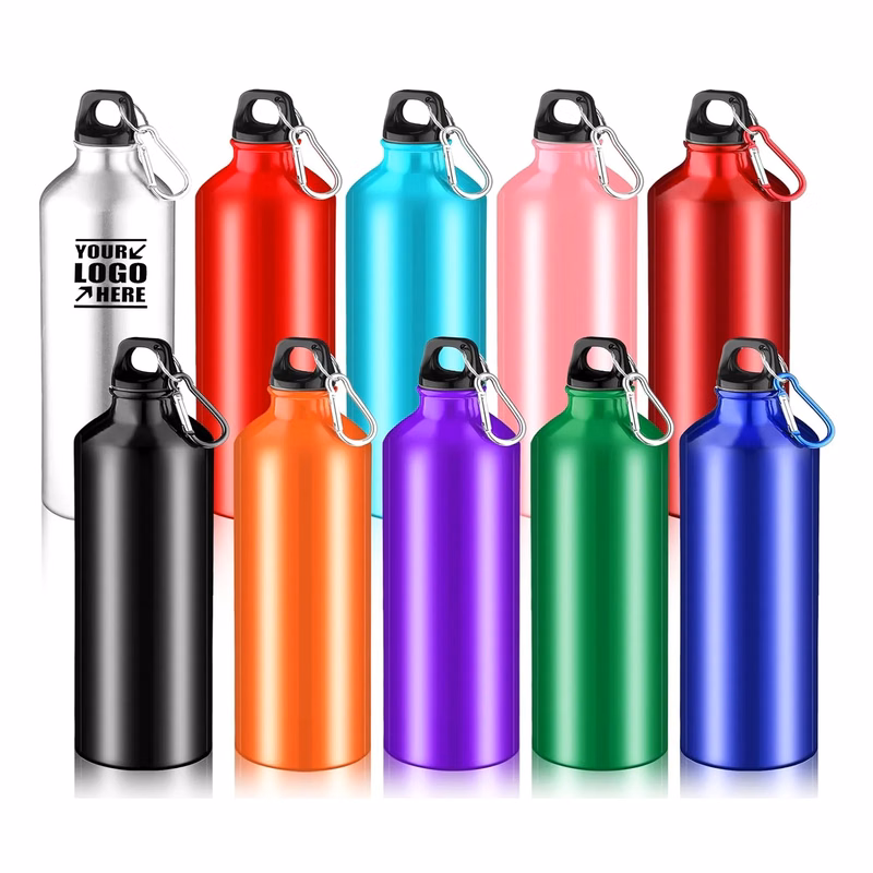 16 Oz. Aluminum Reusable Water Bottle MOQ 50pcs